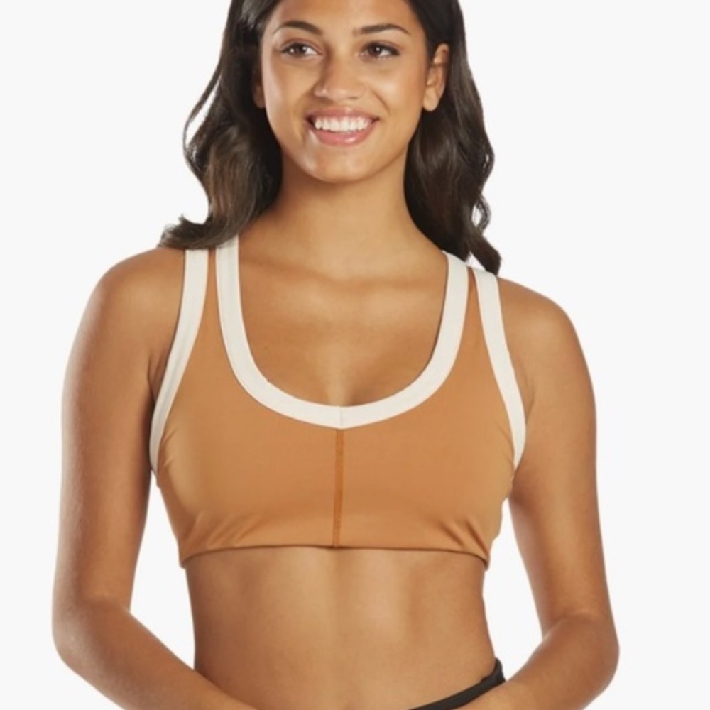 Free People Movement Rebel sport bra burnt‎ topaz